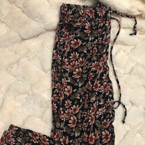 Floral AE Drawstring Pants